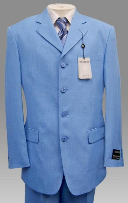 Men's 3 Button Style Jacket Plus Pants Dress Suit mensusa