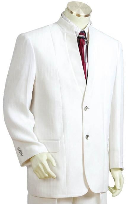 Men's 3 Buttons Suits For Men Style Comes in White - All White Suit mensusa