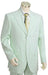 Men's 3 Buttons Suits For Men Style Comes in White lime mint mensusa