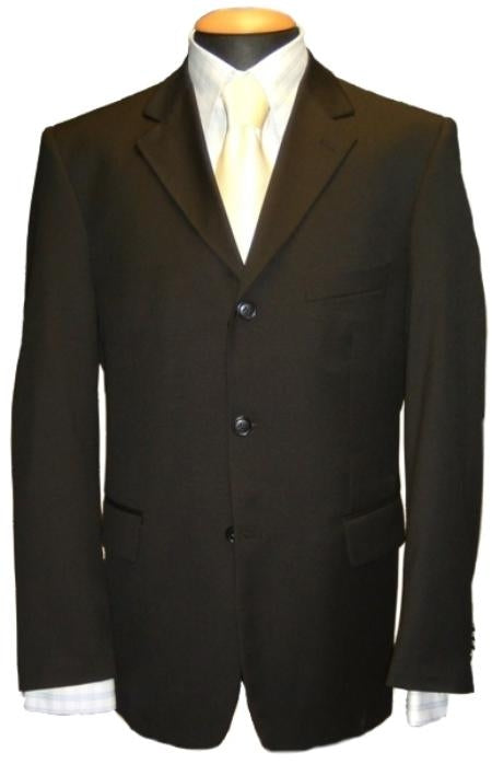 Men's Black Discount Dress 2 Or Three - 3 Buttons Cheap Priced Business Suits Clearance Sale For Men - mensusa