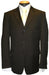 Men's Black Discount Dress 2 Or Three - 3 Buttons Cheap Priced Business Suits Clearance Sale For Men - mensusa