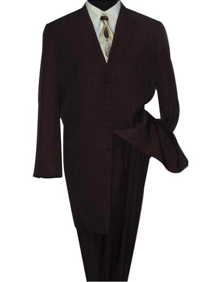 Men's Black Jackson style Fashion Dress Long Zoot Suit - mensusa