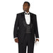 Men's Black Peak Lapel Tuxedo mensusa