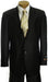 Men's Black Pinstripe 2 Button affordable Cheap Priced Business Suits Clearance Sale online sale mensusa