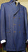 Men's Blue 3 Piece Denim Cotton Fabric Suit mensusa