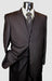 Men's Brown 3 Piece 2 Button single pleated pants three piece suit mensusa