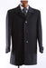 Men's DRESS COAT WOOL CASHMERE 3/4 LENGTH BLACK WINTER COAT mensusa