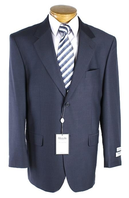 Men's Dark Navy 2 Button affordable cheap discounted Cheap Priced Business Suits Clearance Sale online sale mensusa