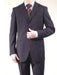 Men's Dark Navy Super Poly~Rayon 3 Button Suit Dress Busines Suit mensusa