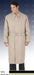 Men's Dress Coat 46 Inch Vent, Fly Front Coat With Split Raglan Sleeves, Full Belt Trench Coat ~ Raincoat mensusa