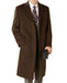 Men's Dress Coat Long Wool Winter Dress Knee length Men's Overcoat Coat Reg: $1495 Luxurious High-Quality 10% Cashmere Premium Top Coat Brown mensusa