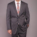 Men's Gray Teakweave 2-button Suit 2 Piece Suits - Two piece Business suits Suit mensusa