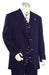 Men's High Fashion Dark Navy Zoot Suit mensusa