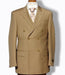 Men's Khaki ~ Bronze ~ Camel Double Breasted Suits Dress Fabric Discounted Suit Pleated Pants mensusa