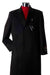 Men's Overcoat Men's Dress Coat Long Winter Dress Knee length Coat 3/4 Cashmere Long Men's Dress Topcoat - Winter coat ~ overcoat Charcoal mensusa