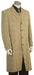 Men's Plaid ~ Windowpane Fashion Zoot Suit Khaki ~ Tan ~ Beige mensusa