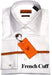 Men's Shirt White Twill French Cuff mensusa