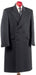 Men's Six Button Black Fully Lined Men's Overcoat Long Coat Winter Men's Topcoat Sale mensusa