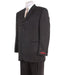 Men's Solid Black 4 buttons Super Pleated Pants premier quality Online Sale Clearance Suit - mensusa