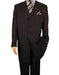 Men's Solid Simple Liquid Black Fashion Dress 38 Long Jacket ALL SEASON Zoot Suit $139 mensusa