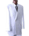 Men's Solid White Double Breasted Suits Classic fit Dress Suit mensusa