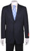 Men's Suit Dark Navy Blue Suit For Men Stripe ~ Pinstripe 2 Button Vented without pleat flat front Pants mensusa