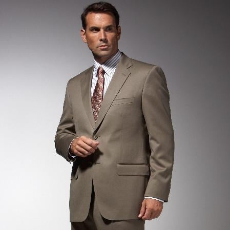 Men's Taupe affordable Cheap Priced Business Suits Clearance Sale online sale 2 Piece Suits - Two piece Business suits Suit mensusa