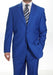 Men's Two Button Dress Cheap Priced Business Suits Clearance Sale for Men Royal Blue Jacket Blazer + Pants mensusa