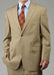 Men's Two Button Suit - Camel ~ Khaki 2 Piece Suits - Two piece Business suits Suit mensusa