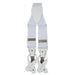 Men's White Suspender mensusa