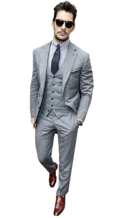 Alberto Narodni Summer Wedding Linen Vest & Pants Vested 3 Piece Suit 2 button Suit Light - Mens Linen Suit