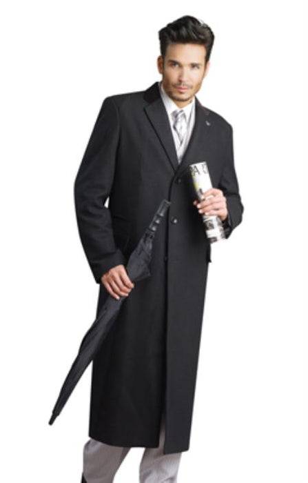 Mens Dress Coat Black Stylish Mens Overcoat Winter Mens Topcoat Sale