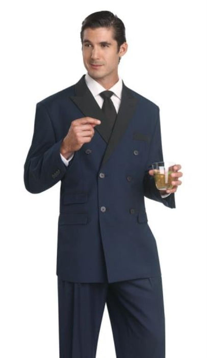 Navy Blue Tuxedos - Double Breasted Tuxedo