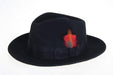 Mens Dress Hat Mens Dress Hat Wool Felt Fedora Black mensusa