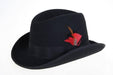 Mens Dress Hat Mens Dress Hats Black Wool Felt godfather mensusa