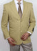 Mens Gold Blazer in 2 Buttons Style mensusa