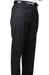 Mens Pleated Dress Pants Black Stripe Somerset Pleated Trouser unhemmed unfinished bottom mensusa