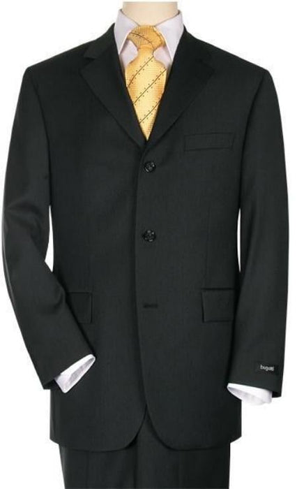 Men's 3 Buttons Men's Cheap Priced Business Suits Clearance Sale Jet Black premier quality italian fabric Super 150s