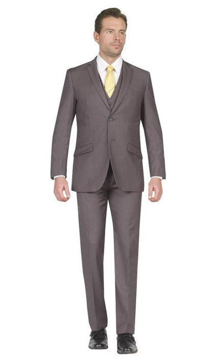 Slim Fit Suit Men's Mid Grey long lasting durable pure cotton Suit