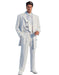 Mens Zoot Suit Mens White Modern Dress Fashion suit - mensusa