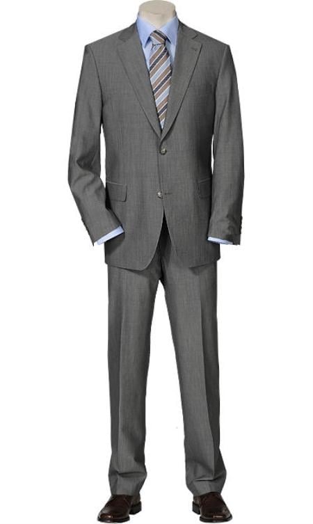 Mix and Match Suits Single Breasted ultra soft fabric Solid Light Gray Suit Separates,Total Comfort Any Size Jacket&Any Size Pants mensusa