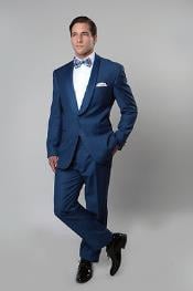 Navy Blue Tux Slim fit Tuxedo