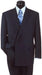 Navy Blue Suit For Men Super Poly-Rayon developed by NASA Double Breasted Suit - mensusa