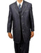 Navy Denim Look 3PC Fashion Zoot Suit mensusa