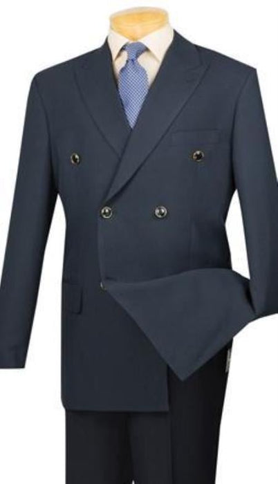 Navy Vinci Men's Blazer With Best Cut & Fabric Men's Double Breasted Suits Jacket Sport Coat jacket