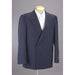 New Men's Double Breasted Suit Dark Navy Blue Suit For Men Dress Suit mensusa