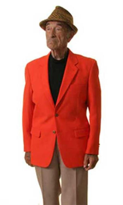 Men's Two Button Blazer orange (Men + Women)