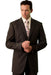 Poly/Rayon Men's Classic affordable Cheap Priced Business Suits Clearance Sale online sale Brown mensusa