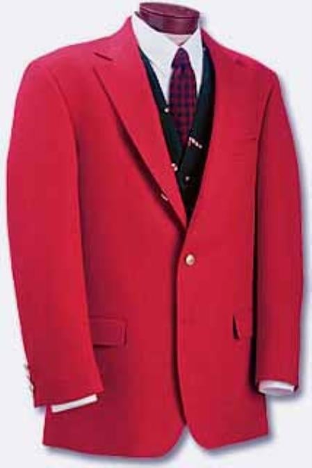 RED sport coats - RED Cheap Priced Blazer Jacket For Men # 23205 Sportcoat, poly mensusa