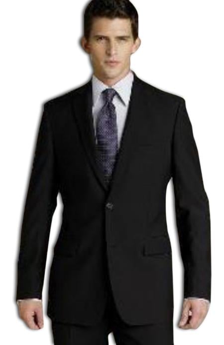 Retail $795 Side Vented 100% Solid Black 2 Button No Pleated 2 Piece Cheap Priced Business Suits Clearance Sale For Men mensusa